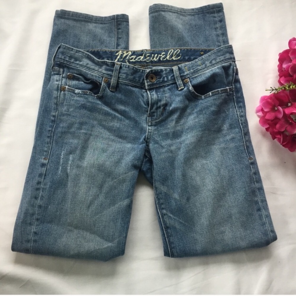 MADEWELL RAIL STRAIGHT Jeans - 27x32 EUC